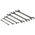 Facom 44.JU Series 6-Piece Spanner Set, 1/4 x 5/16 → 7/8 x 15/16 in
