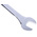 RS PRO Combination Spanner, 27mm, Metric, Double Ended, 362 mm Overall