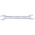 RS PRO Double Ended Open Spanner, 12mm, Metric, Double Ended, 165 mm Overall