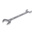 RS PRO Double Ended Open Spanner, 20mm, Metric, Double Ended, 225 mm Overall