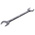 RS PRO Double Ended Open Spanner, 21mm, Metric, Double Ended, 225 mm Overall