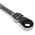 Facom Combination Ratchet Spanner, 8mm, Metric, Double Ended, 127 mm Overall