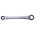 Facom Ratchet Spanner, 8 x 10mm, Metric, Double Ended, 150 mm Overall