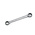 SAM 106C Series Ratchet Ring Spanner, 12mm, Metric, 166 mm Overall
