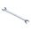 STAHLWILLE Double Ended Open Spanner, 8mm, Metric, Double Ended, 140 mm Overall