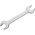 Gedore 6 10x11 Series Open Ended Spanner, 10mm, Metric, Double Ended, 157 mm Overall