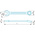Facom Combination Spanner, 18mm, Metric, Double Ended, 215 mm Overall