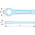Facom Spanner, 95mm, Metric, 390 mm Overall