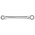Facom Ratchet Ring Spanner, Imperial, Double Ended, 128 mm Overall