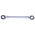 Facom Ratchet Spanner, 16 x 17mm, Metric, Double Ended, 230 mm Overall