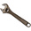 Bahco Adjustable Spanner, 205 mm Overall, 27mm Jaw Capacity, Metal Handle