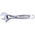 Facom Adjustable Spanner, 206 mm Overall, 27mm Jaw Capacity, Metal Handle