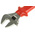 Bahco Adjustable Spanner, 390 mm Overall, 43mm Jaw Capacity, Insulated Handle, VDE/1000V