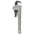 Bahco Pipe Wrench, 253.0 mm Overall, 35mm Jaw Capacity, Metal Handle