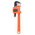 Bahco Pipe Wrench, 254.0 mm Overall, 35mm Jaw Capacity, Metal Handle
