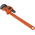 Bahco Pipe Wrench, 457.0 mm Overall, 50mm Jaw Capacity, Metal Handle
