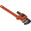Bahco Pipe Wrench, 355.0 mm Overall, 51mm Jaw Capacity, Metal Handle