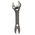 Bahco Adjustable Spanner, 205 mm Overall, 32mm Jaw Capacity, Metal Handle
