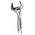 Facom Adjustable Spanner, 200 mm Overall, 34mm Jaw Capacity, Metal Handle