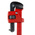 Facom Pipe Wrench, 450.0 mm Overall, 60mm Jaw Capacity, Metal Handle