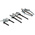 Gedore Lever Press Bearing Puller, 40 → 120 mm Capacity, 2.0t Force, 3-Piece