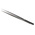 RS PRO 150 mm, Stainless Steel, Serrated, Tweezers