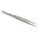 RS PRO 150 mm, Stainless Steel, Serrated, Tweezers
