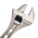 Ega-Master Adjustable Spanner, 300 mm Overall, 33.5mm Jaw Capacity, Metal Handle