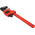 Ega-Master Pipe Wrench, 203.2 mm Overall, 19.05mm Jaw Capacity, Metal Handle