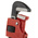 Ega-Master Pipe Wrench, 304.8 mm Overall, 25.4mm Jaw Capacity, Metal Handle