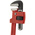 Ega-Master Pipe Wrench, 304.8 mm Overall, 25.4mm Jaw Capacity, Metal Handle