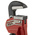 Ega-Master Pipe Wrench, 254.0 mm Overall, 25.4mm Jaw Capacity, Metal Handle