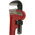 Ega-Master Pipe Wrench, 254.0 mm Overall, 25.4mm Jaw Capacity, Metal Handle