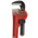 Ega-Master Pipe Wrench, 457.2 mm Overall, 50.08mm Jaw Capacity, Metal Handle