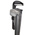 Ega-Master Pipe Wrench, 914.4 mm Overall, 127mm Jaw Capacity, Metal Handle