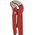Ega-Master Pipe Wrench, 330.0 mm Overall, 25.4mm Jaw Capacity, Metal Handle