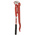 Ega-Master Pipe Wrench, 330.0 mm Overall, 25.4mm Jaw Capacity, Metal Handle