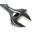 Facom Adjustable Spanner, 200 mm Overall, 40mm Jaw Capacity, Metal Handle