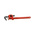 Facom Pipe Wrench, 250.0 mm Overall, 34mm Jaw Capacity, Metal Handle
