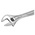 Facom Adjustable Spanner, 456 mm Overall, 53mm Jaw Capacity, Metal Handle