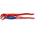 Knipex Pipe Wrench, 420 mm Overall, 60mm Jaw Capacity