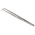 RS PRO 150 mm, Stainless Steel, Serrated, Tweezers