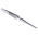 RS PRO 150 mm, Stainless Steel, Serrated, Tweezers