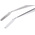 RS PRO 150 mm, Stainless Steel, Flat; Serrated, Tweezers