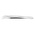 RS PRO 115 mm, Stainless Steel, Flat, Tweezers