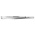 RS PRO 145 mm, Stainless Steel, Grooved; Cylindrical, Tweezers