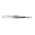 RS PRO 145 mm, Stainless Steel, Grooved; Cylindrical, Tweezers
