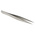 RS PRO 90 mm, Stainless Steel, Tweezers