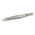 RS PRO 90 mm, Stainless Steel, Flat, Tweezers
