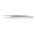 RS PRO 120 mm, Stainless Steel, Flat, Tweezers